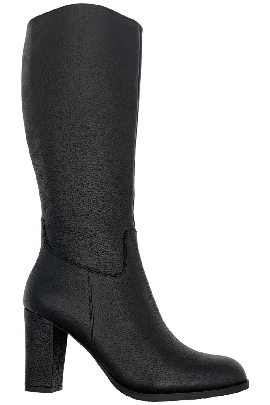 NYDJ Women's Sabastin Leather Boot Black - Medium